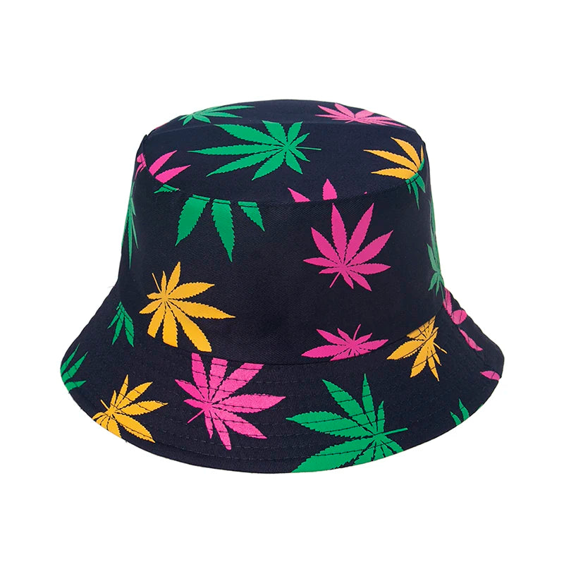 Weed Leaf Bucket Hat