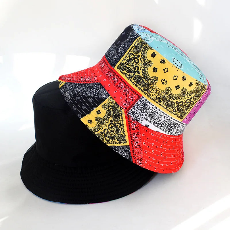 Bandana Style Bucket Hat