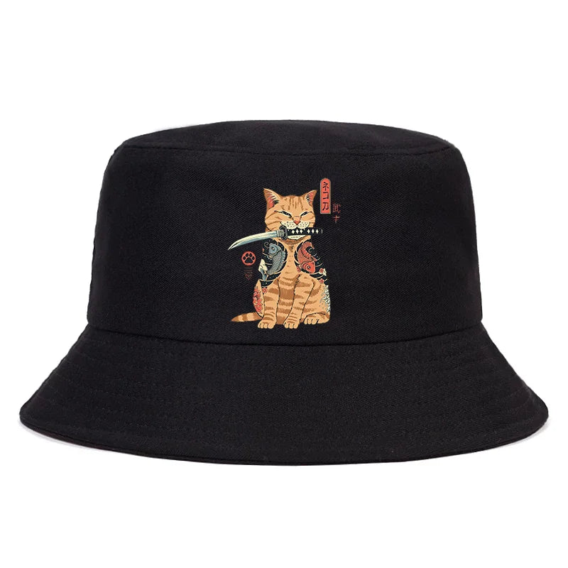 Cat Themed Bucket Hat