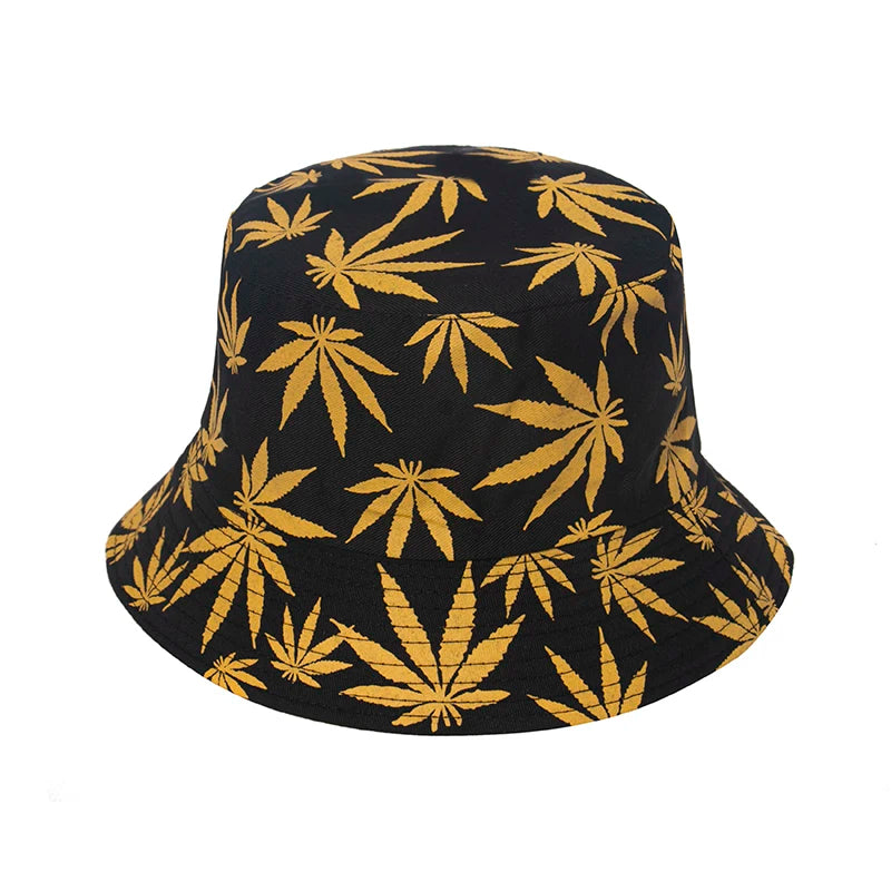 Weed Leaf Bucket Hat