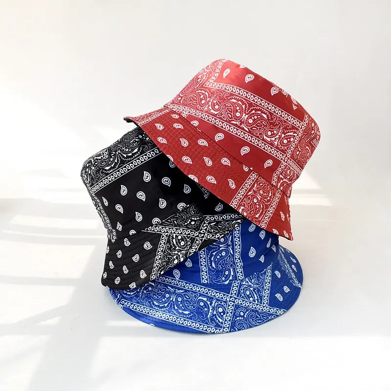 Bandana Style Bucket Hat