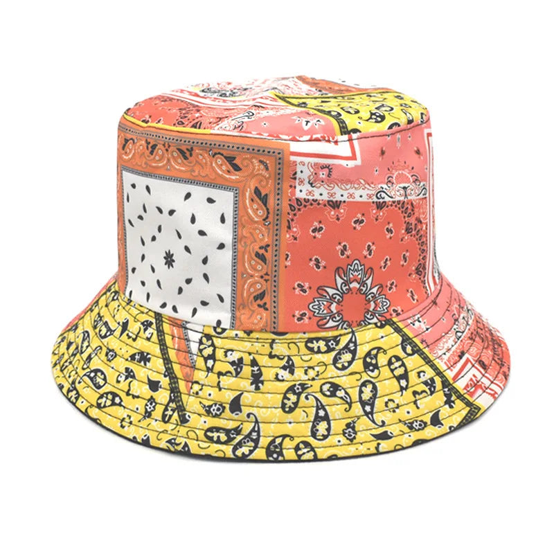 Bandana Style Bucket Hat