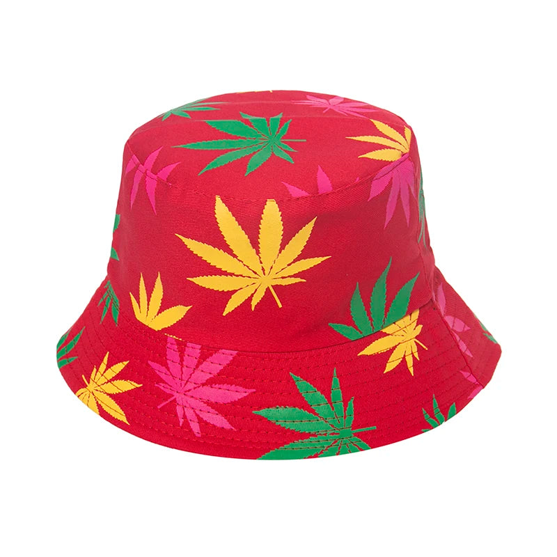 Weed Leaf Bucket Hat