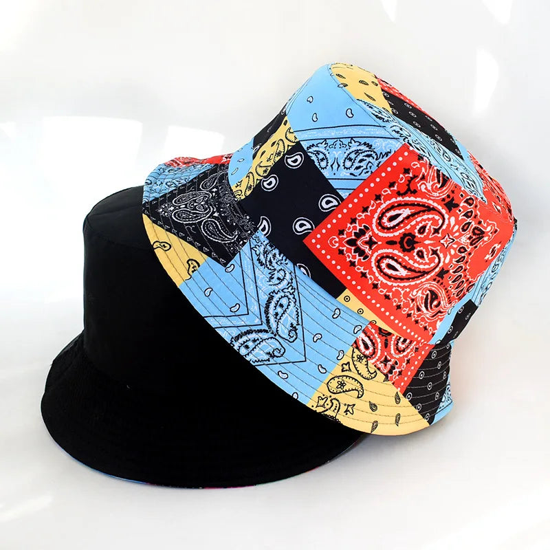 Bandana Style Bucket Hat