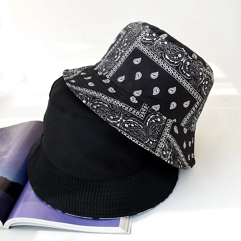 Bandana Style Bucket Hat