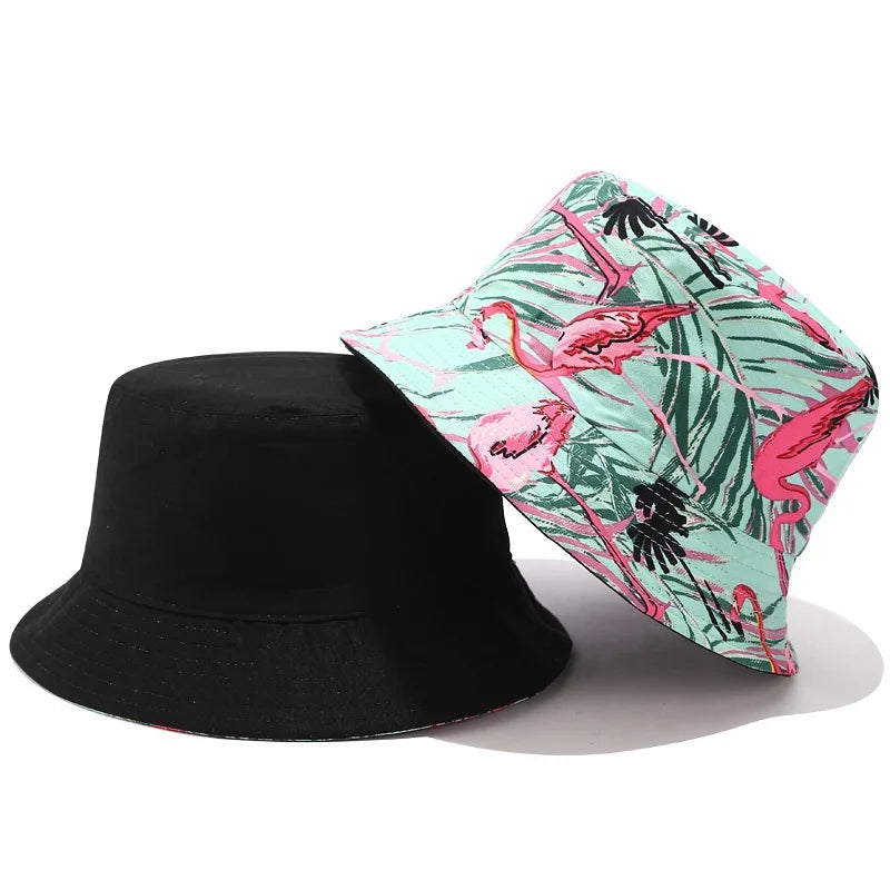 Flower Print Bucket Hat