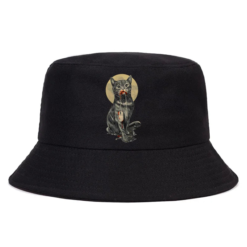 Cat Themed Bucket Hat