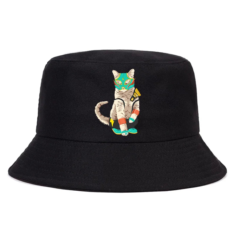 Cat Themed Bucket Hat