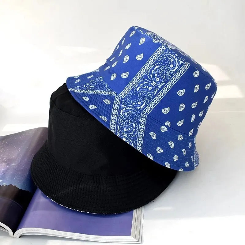 Bandana Style Bucket Hat