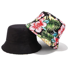 Flower Print Bucket Hat