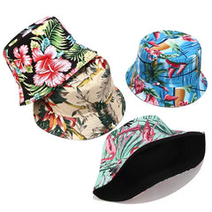 Flower Print Bucket Hat