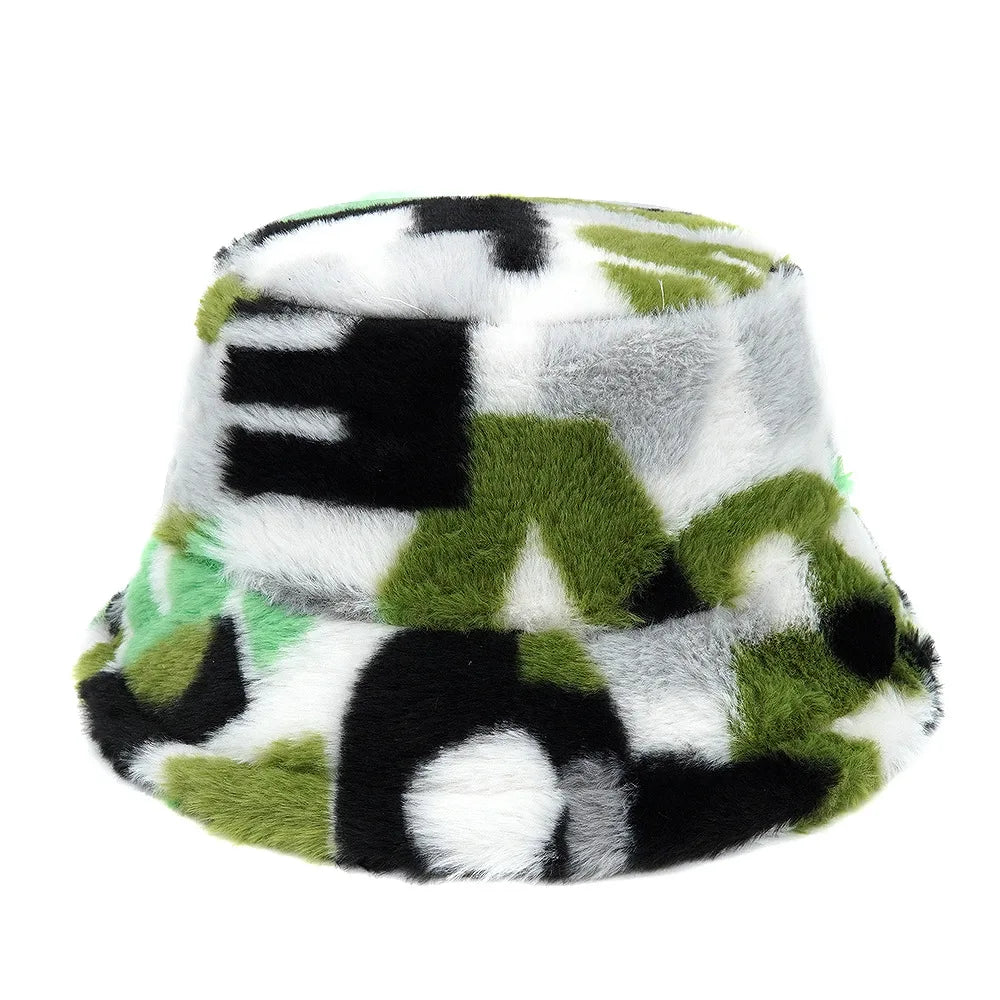 Vortex Furry Bucket Hat