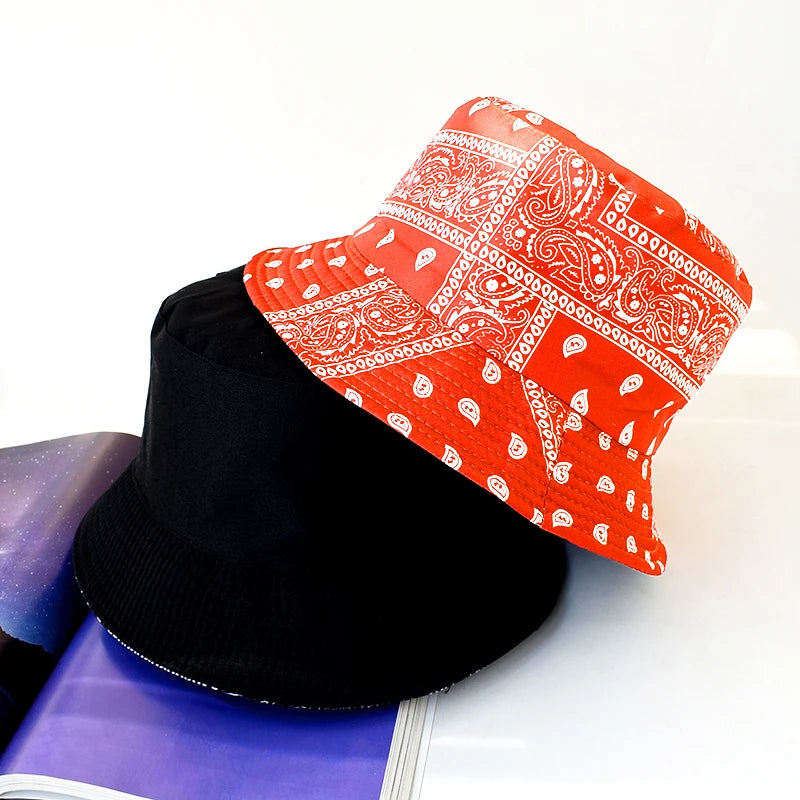 Bandana Style Bucket Hat