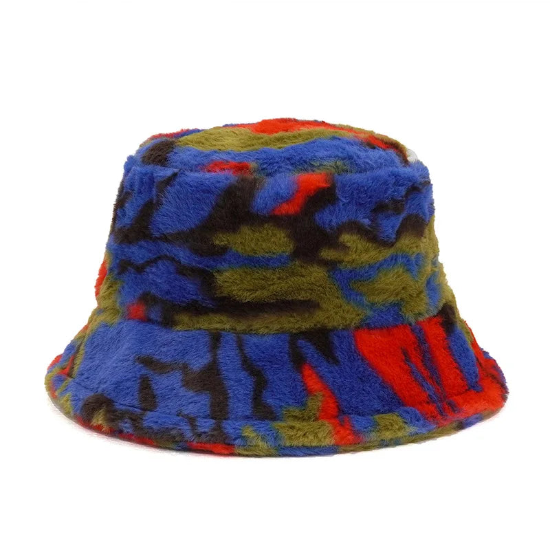 Blaze Furry Bucket Hat